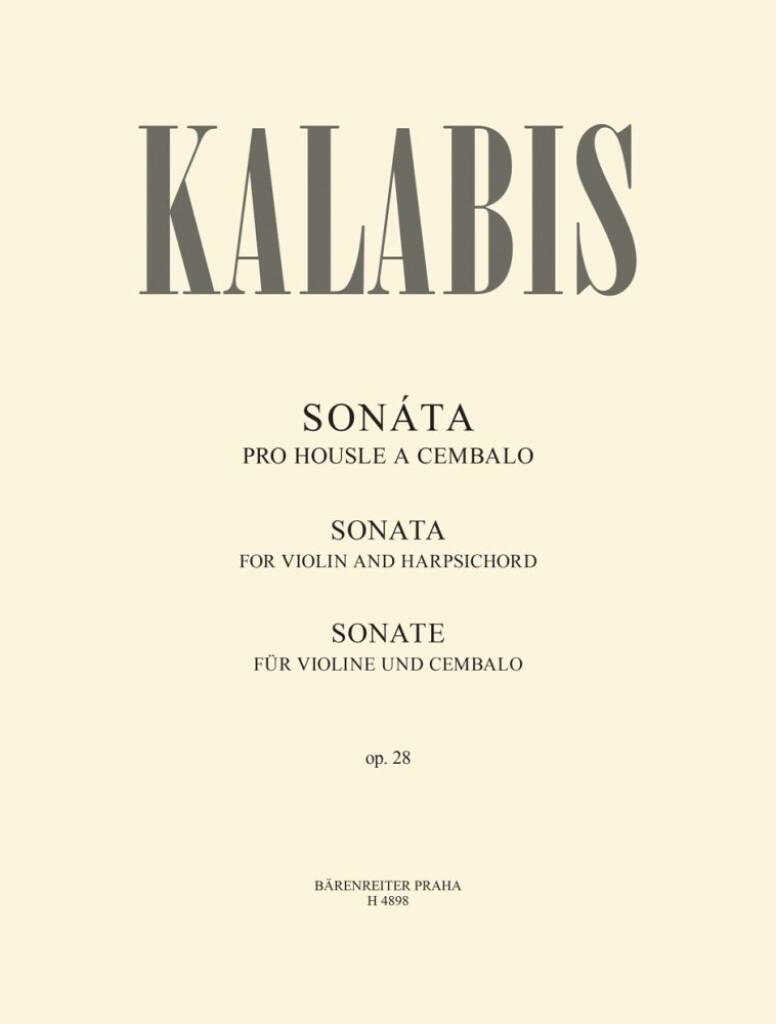 Sonate für Violine und Cembalo op. 28